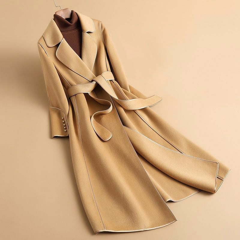 Women's Double-Sided Trench Coat – Tailored Fit with Belt 3