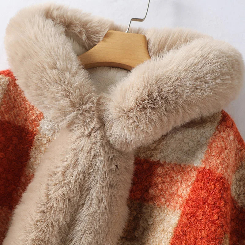Women's Faux Fur Jacket – Cozy Loose Fit for Winter Style 2