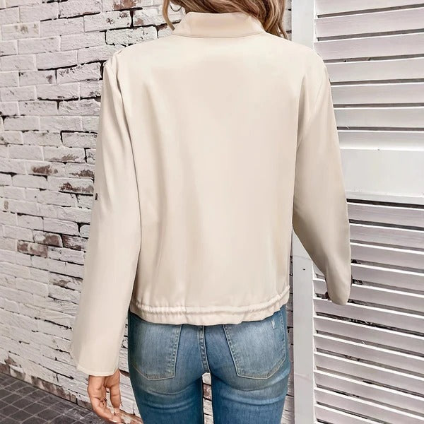 Women’s Faux Leather Biker Jacket – Relaxed Fit for Effortless Style 1