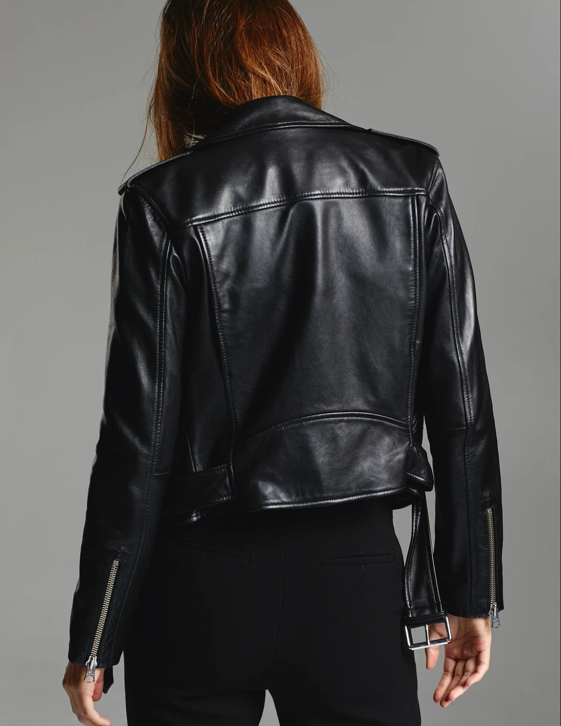 Women's Faux Leather Lapel Jacket – Chic Style for Every Occasion 1