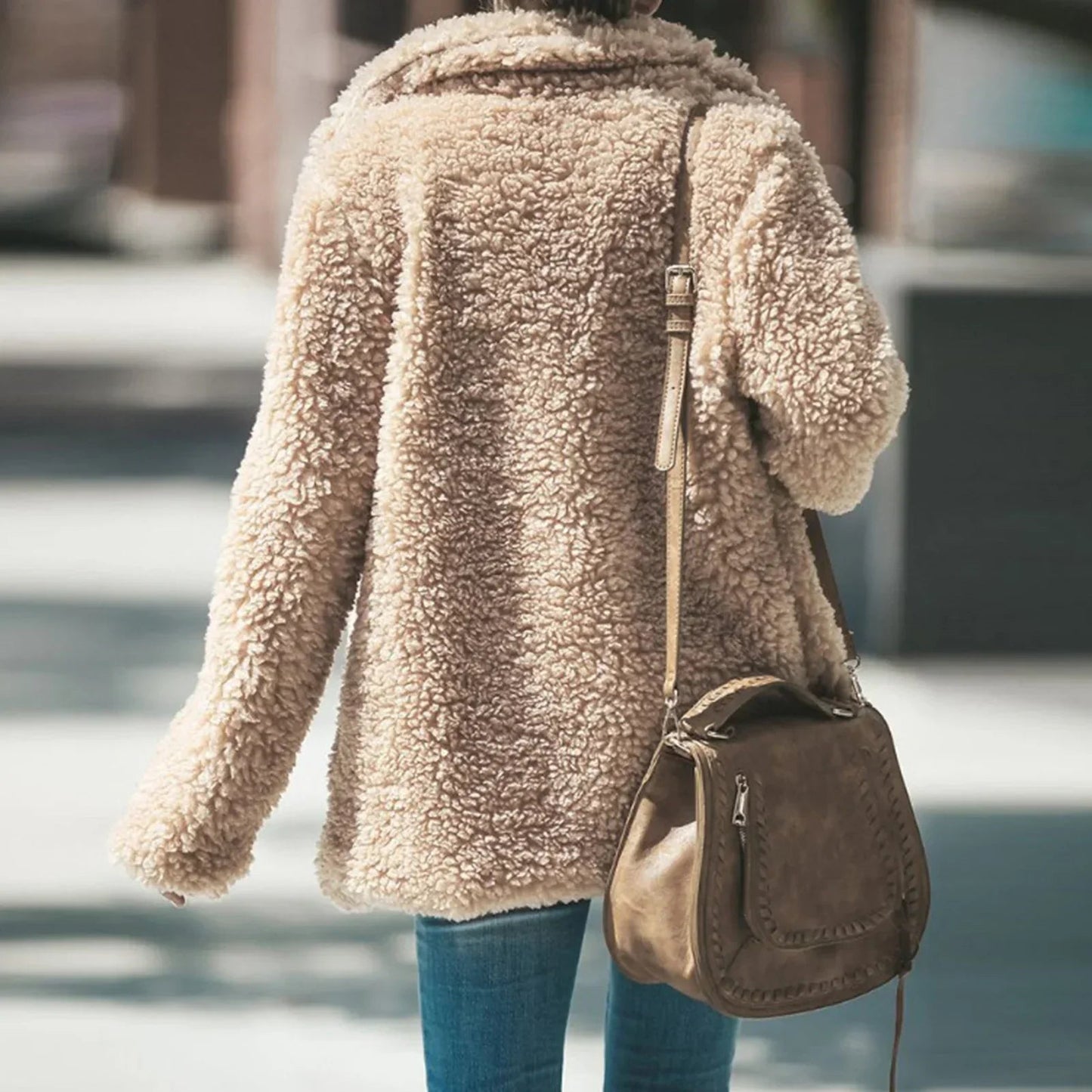 Women's Fleece Jacket – Cozy Lapel Collar for Effortless Style 2