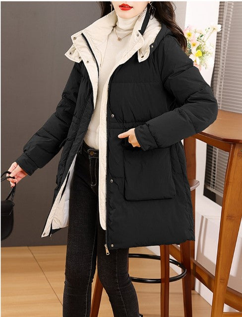 Women's Hooded Jacket – Stylish Zipper Design for Cozy Comfort 1