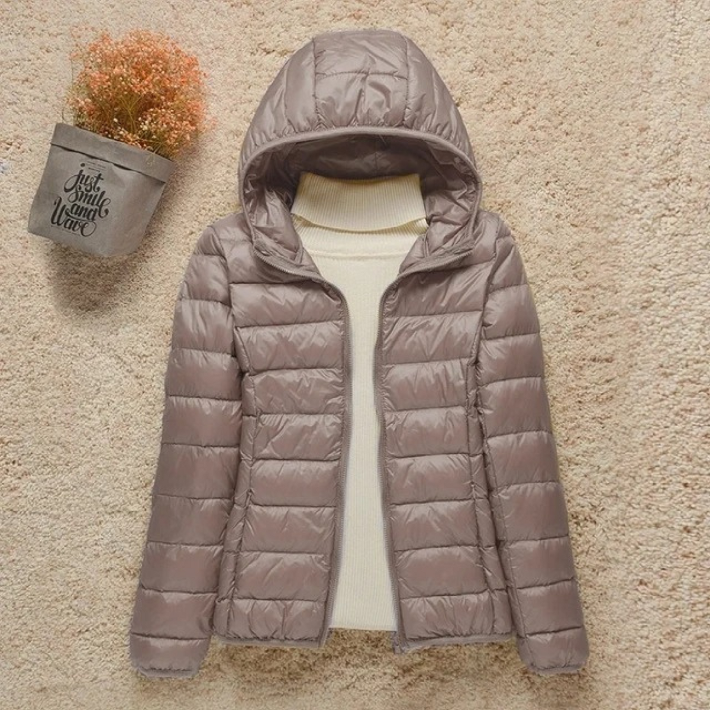 Women's Hooded Jacket – Trendy Korean Style for Winter Comfort 3
