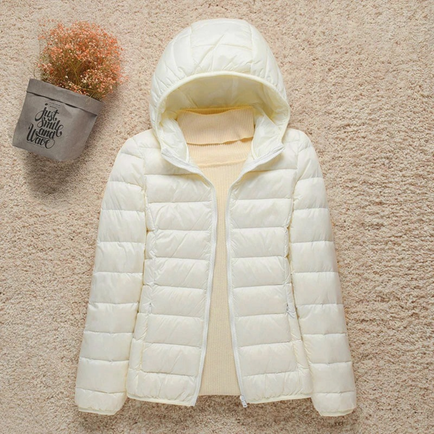 Women's Hooded Jacket – Trendy Korean Style for Winter Comfort 7