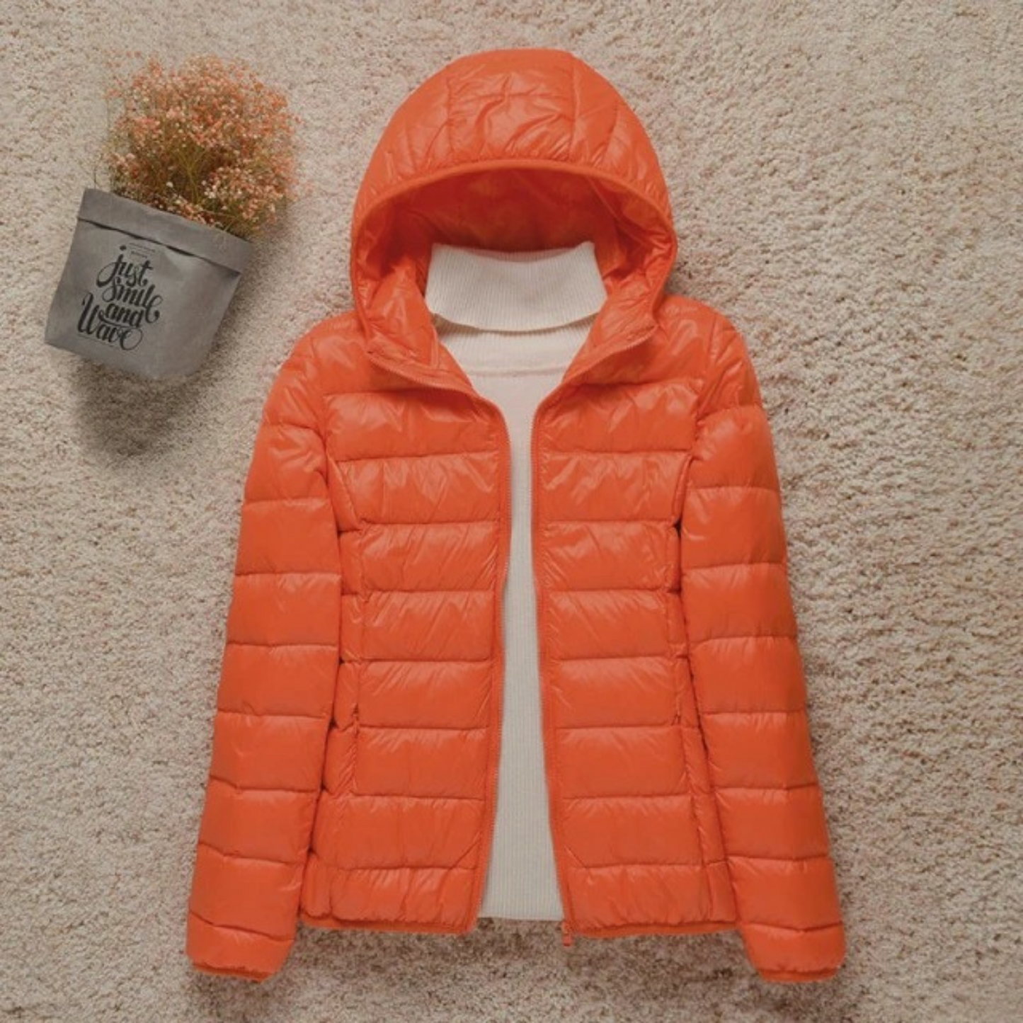 Women's Hooded Jacket – Trendy Korean Style for Winter Comfort 8