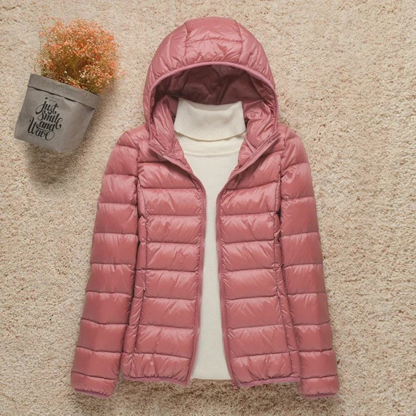 Women's Hooded Jacket – Trendy Korean Style for Winter Comfort 9