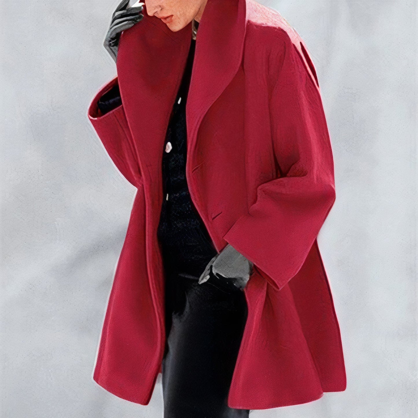 Women's Hooded Midi Jacket – Ultra-Warm for Winter Style 1