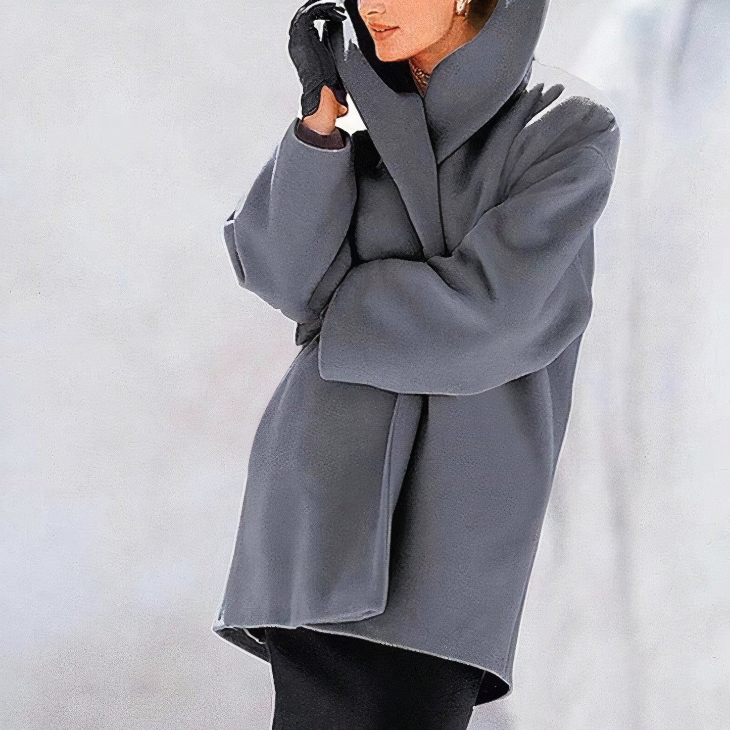 Women's Hooded Midi Jacket – Ultra-Warm for Winter Style 6