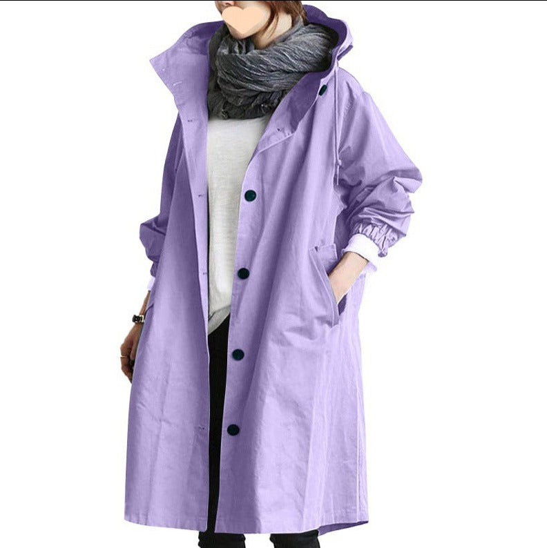 Women's Hooded Overcoat – Water-Resistant with Stylish Comfort 4