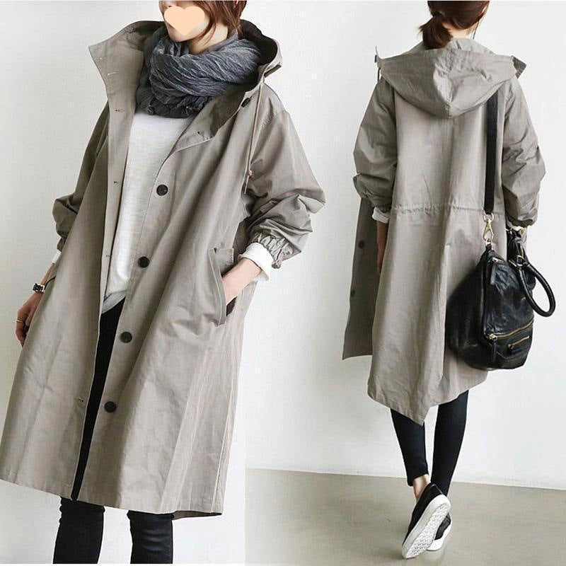 Women's Hooded Overcoat – Water-Resistant with Stylish Comfort 6