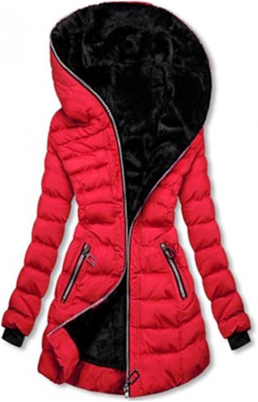 Women's Hooded Padded Jacket – Plush Lining for Cozy Warmth 1