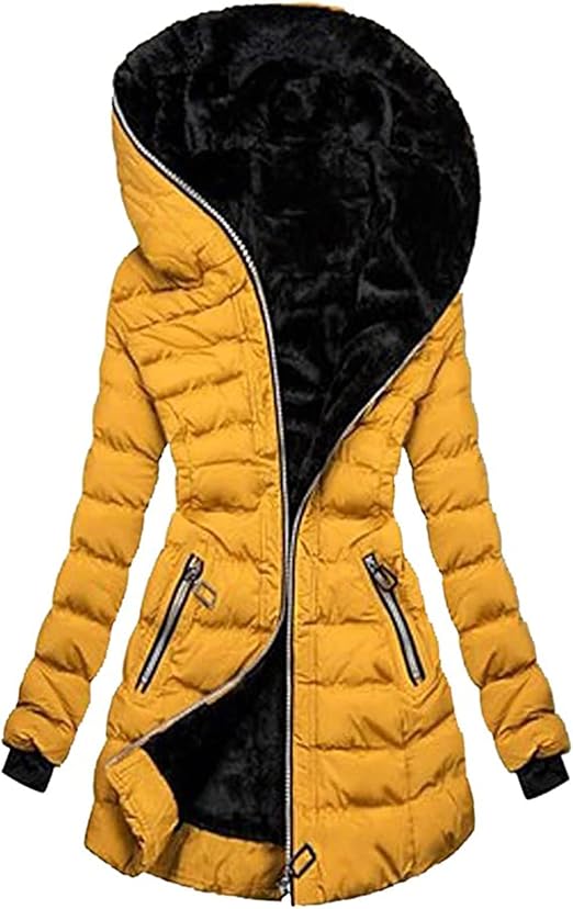 Women's Hooded Padded Jacket – Plush Lining for Cozy Warmth 2