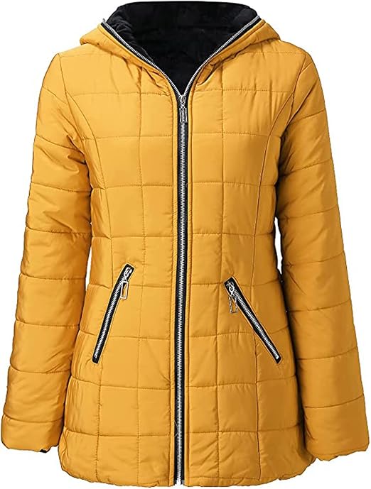 Women's Hooded Padded Jacket – Plush Lining for Cozy Warmth 5