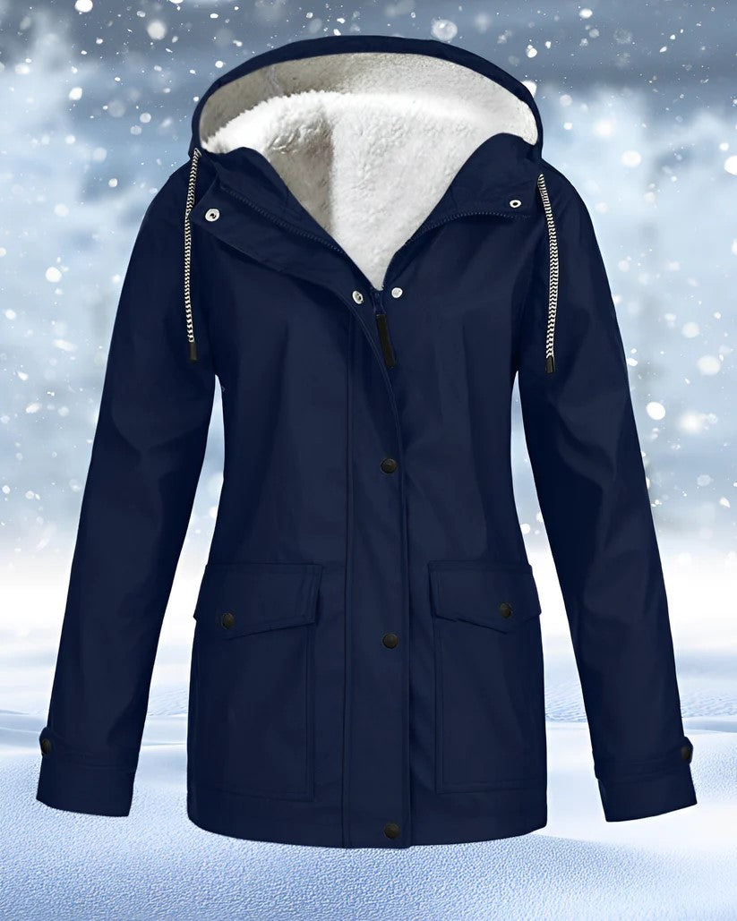 Women's Hooded Parka – Faux Shearling Lining for Ultimate Warmth 10