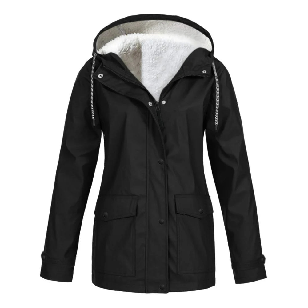 Women's Hooded Parka – Faux Shearling Lining for Ultimate Warmth 3