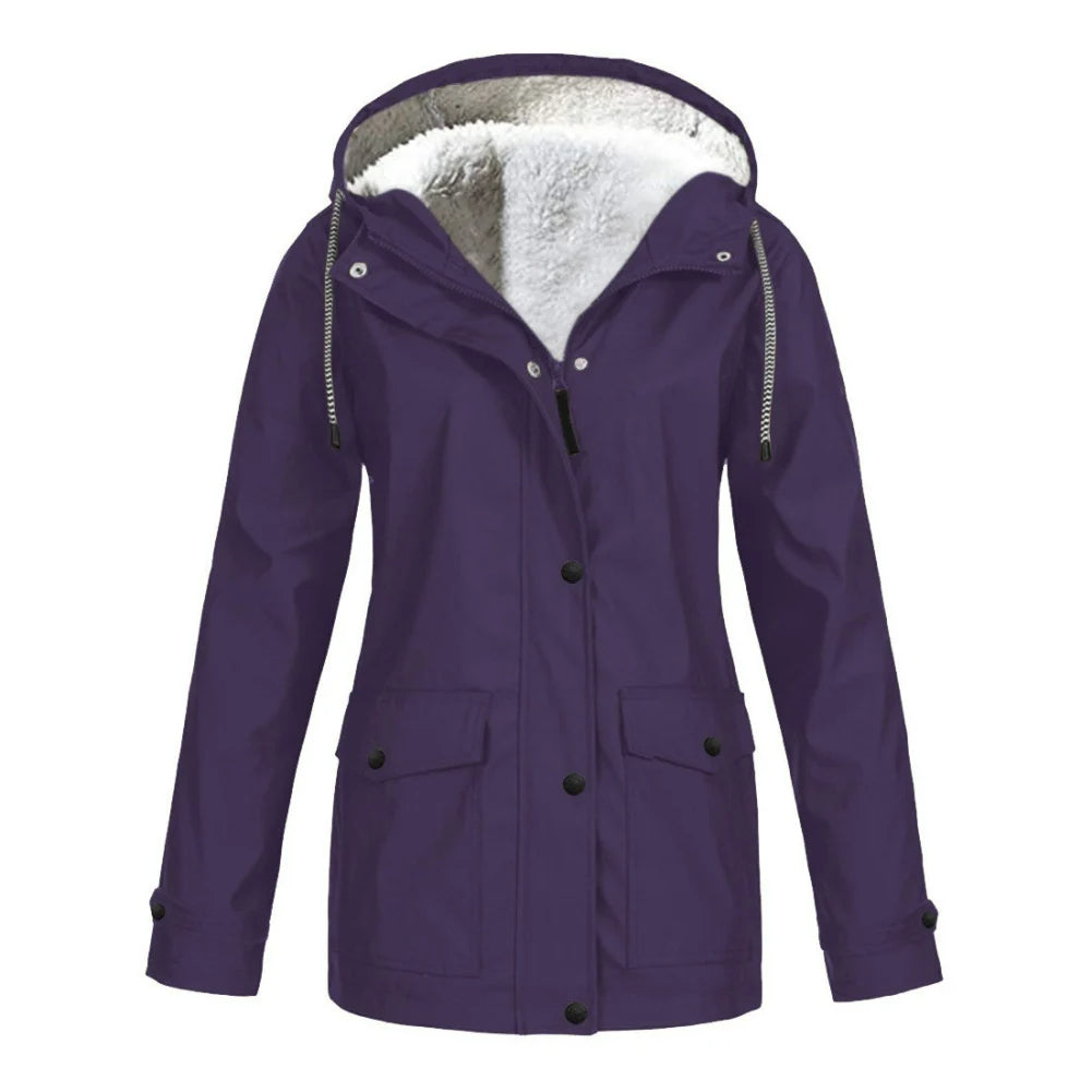 Women's Hooded Parka – Faux Shearling Lining for Ultimate Warmth 5