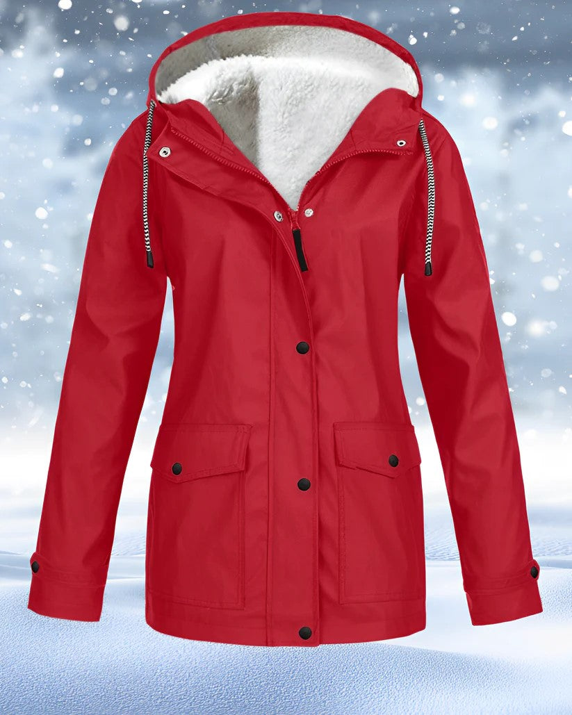 Women's Hooded Parka – Faux Shearling Lining for Ultimate Warmth 6