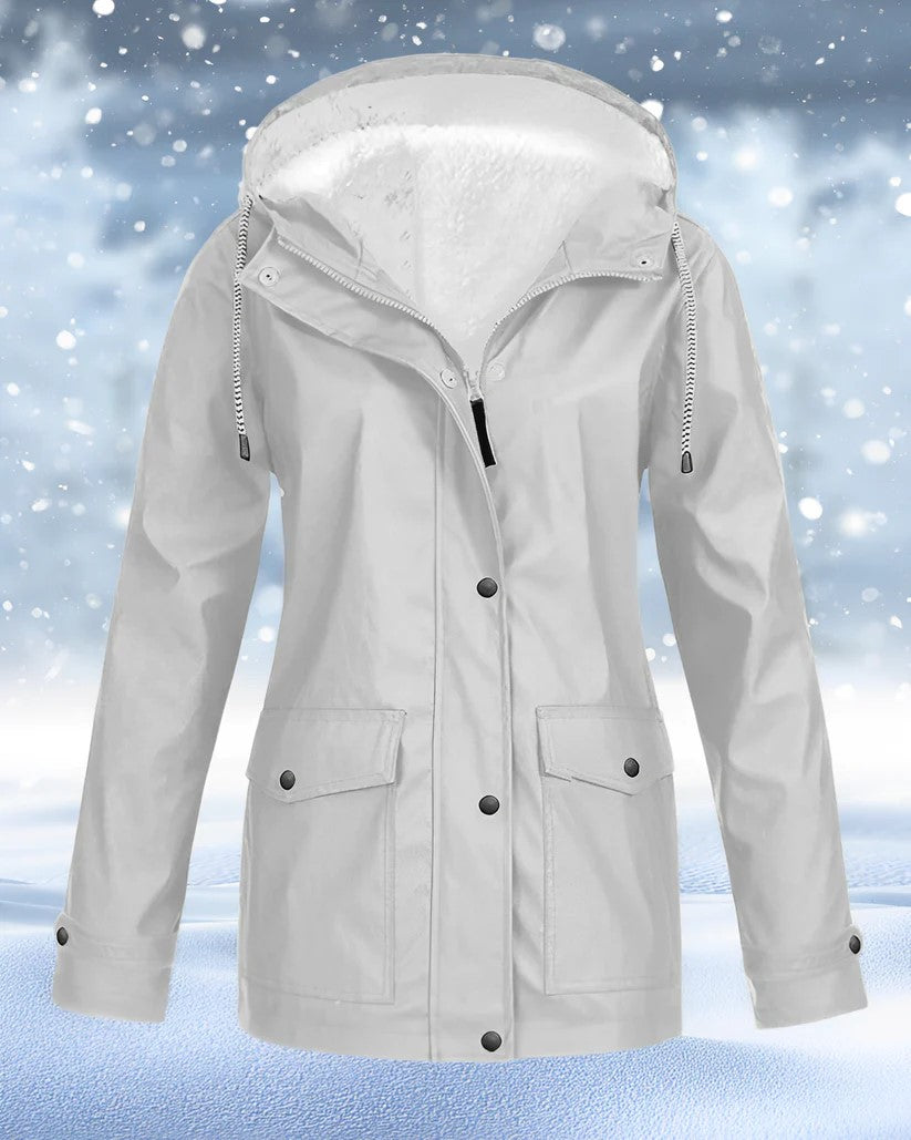 Women's Hooded Parka – Faux Shearling Lining for Ultimate Warmth 7