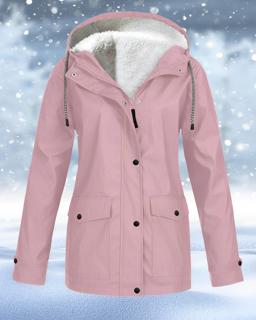 Women's Hooded Parka – Faux Shearling Lining for Ultimate Warmth 9