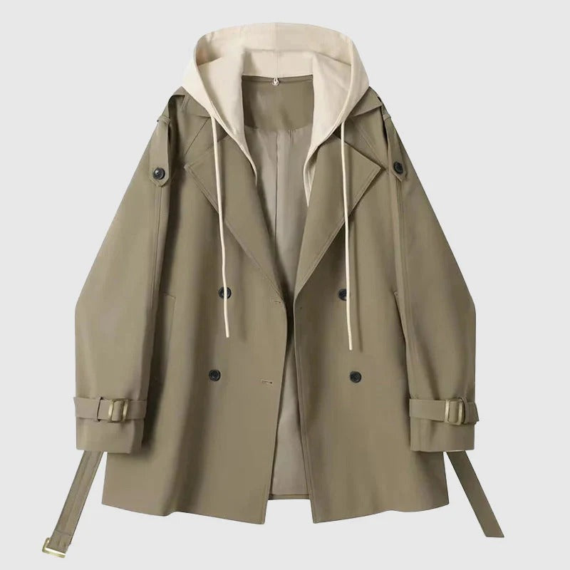 Women’s Hooded Trench Coat – Oversized Style for Chic Comfort 0
