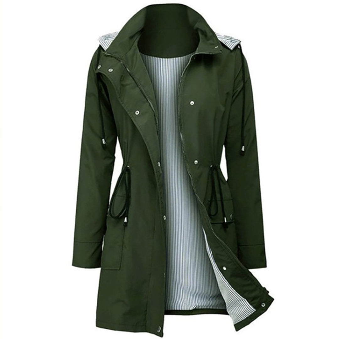 Women's Hooded Windbreaker – Stylish Rainproof Jacket for All Seasons 0