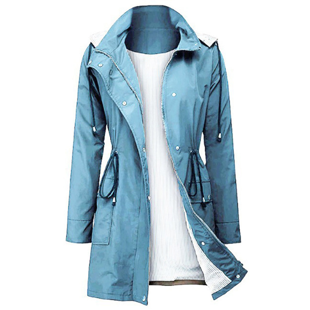 Women's Hooded Windbreaker – Stylish Rainproof Jacket for All Seasons 2