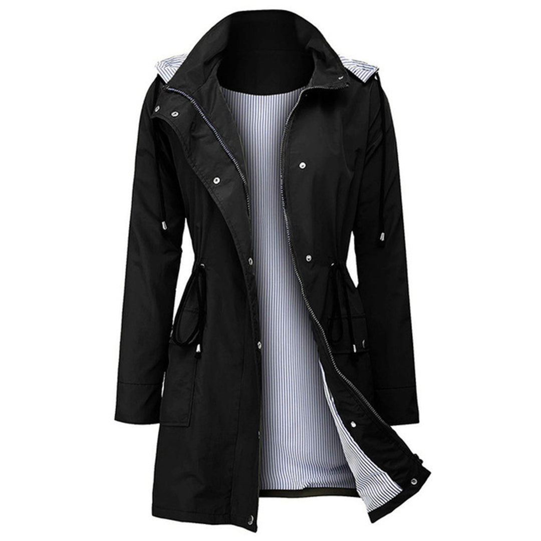 Women's Hooded Windbreaker – Stylish Rainproof Jacket for All Seasons 5