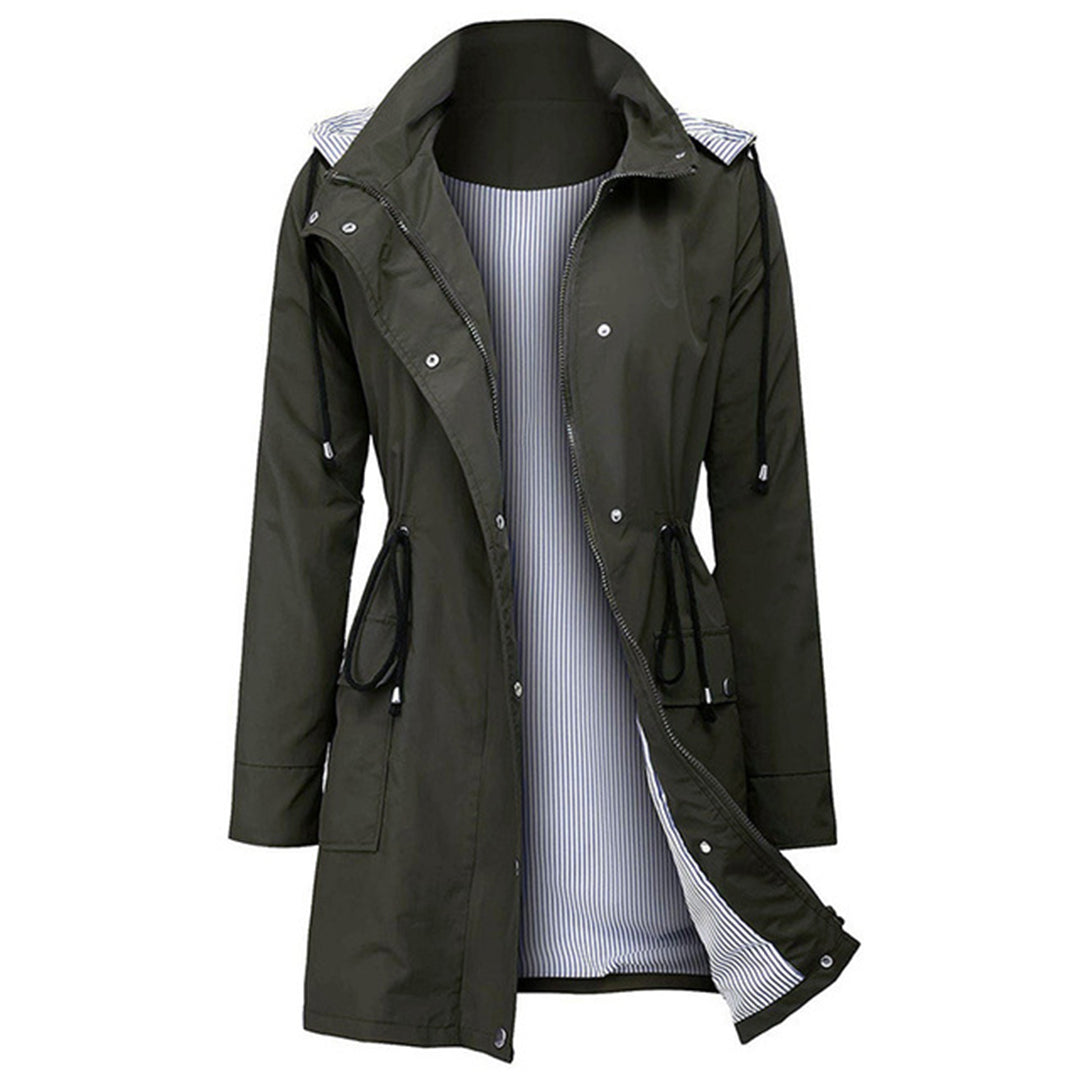 Women's Hooded Windbreaker – Stylish Rainproof Jacket for All Seasons 7