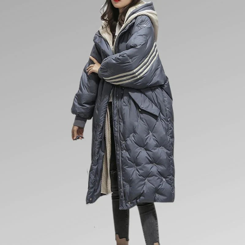 Women's Hooded Winter Jacket – Knee-Length & Cozy Warmth 10