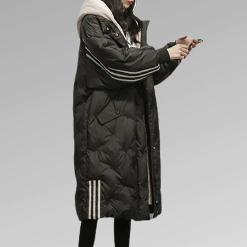 Women's Hooded Winter Jacket – Knee-Length & Cozy Warmth 6