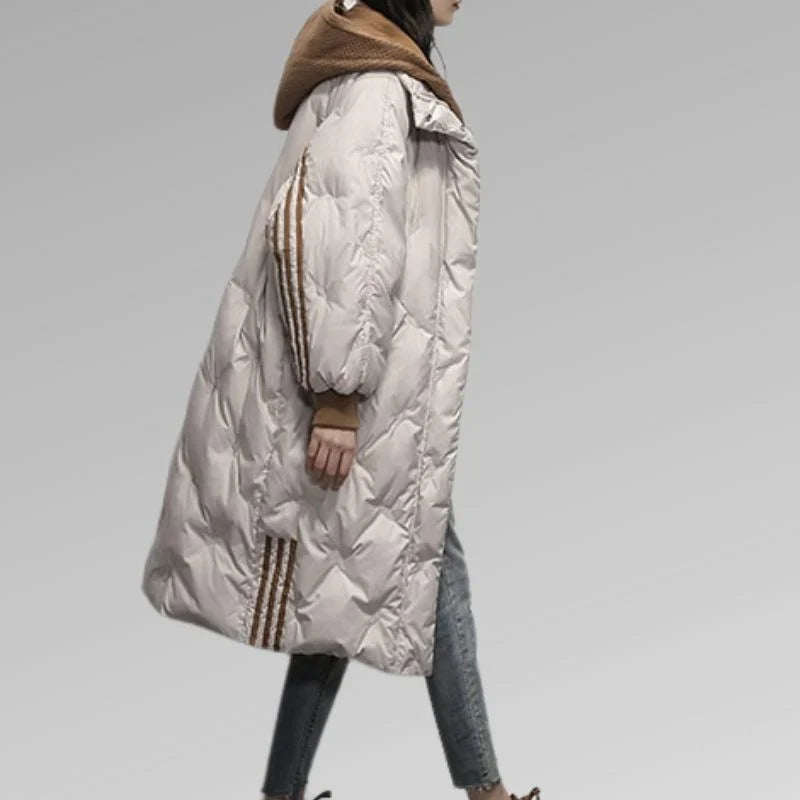 Women's Hooded Winter Jacket – Knee-Length & Cozy Warmth 8