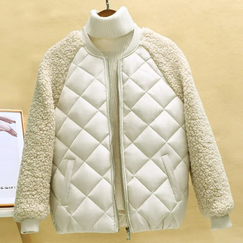 Women's Jacket – Lightweight Faux Lamb Wool for Cozy Winter Style 2