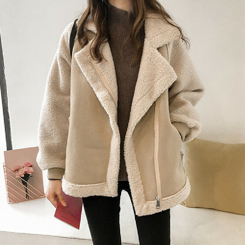 Women's Lambswool Fleece Jacket – Cozy Style for Winter Days 0