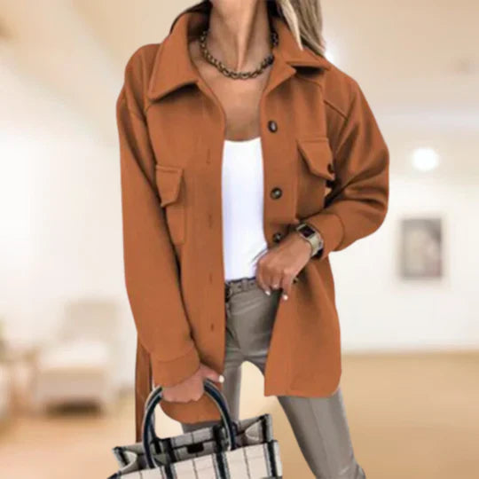 Women's Lapel Trench Coat – Tailored Fit with Chic Belt 7