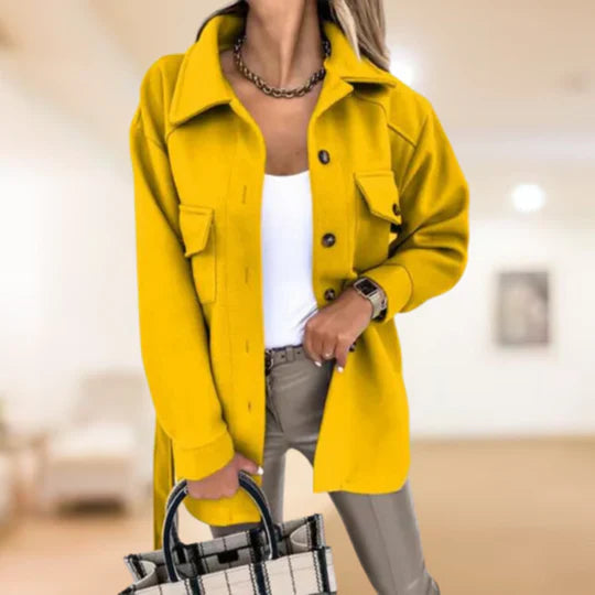 Women's Lapel Trench Coat – Tailored Fit with Chic Belt 8