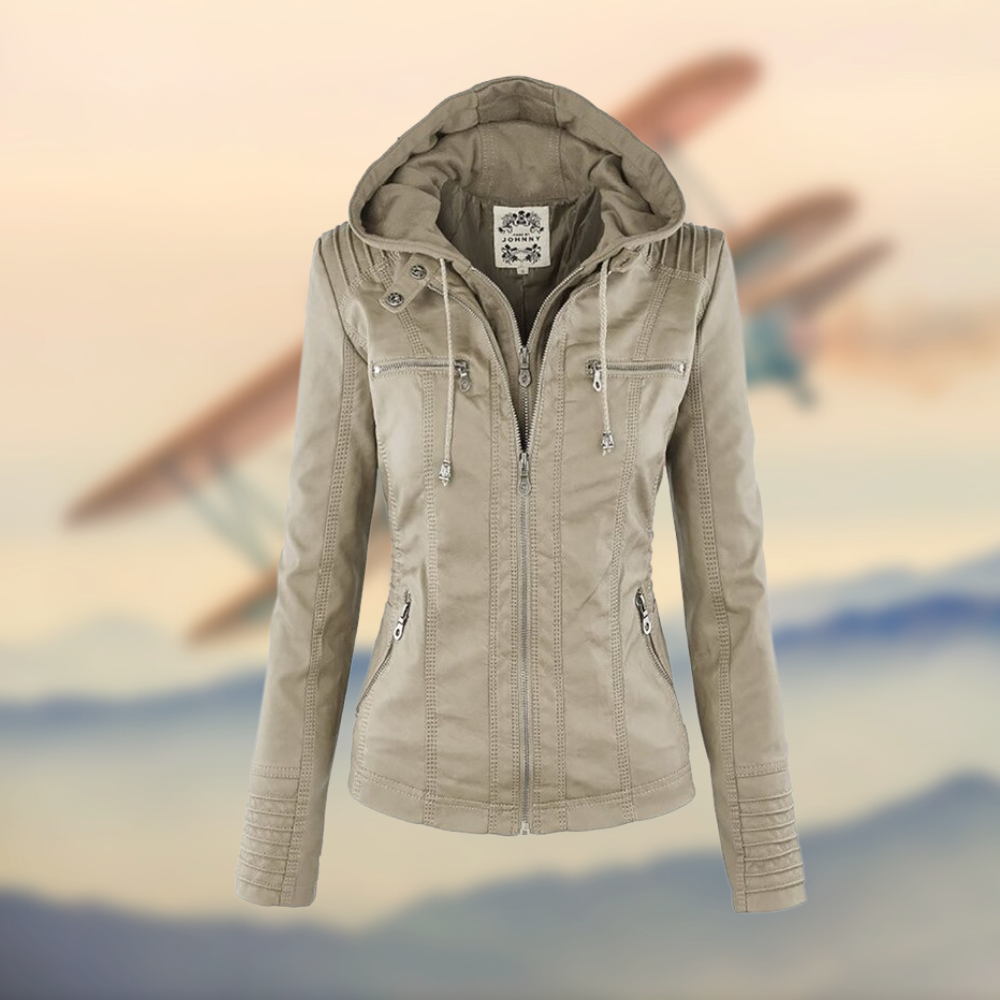 Women's Leather Jacket – Slim Fit for Chic Style & Comfort 1