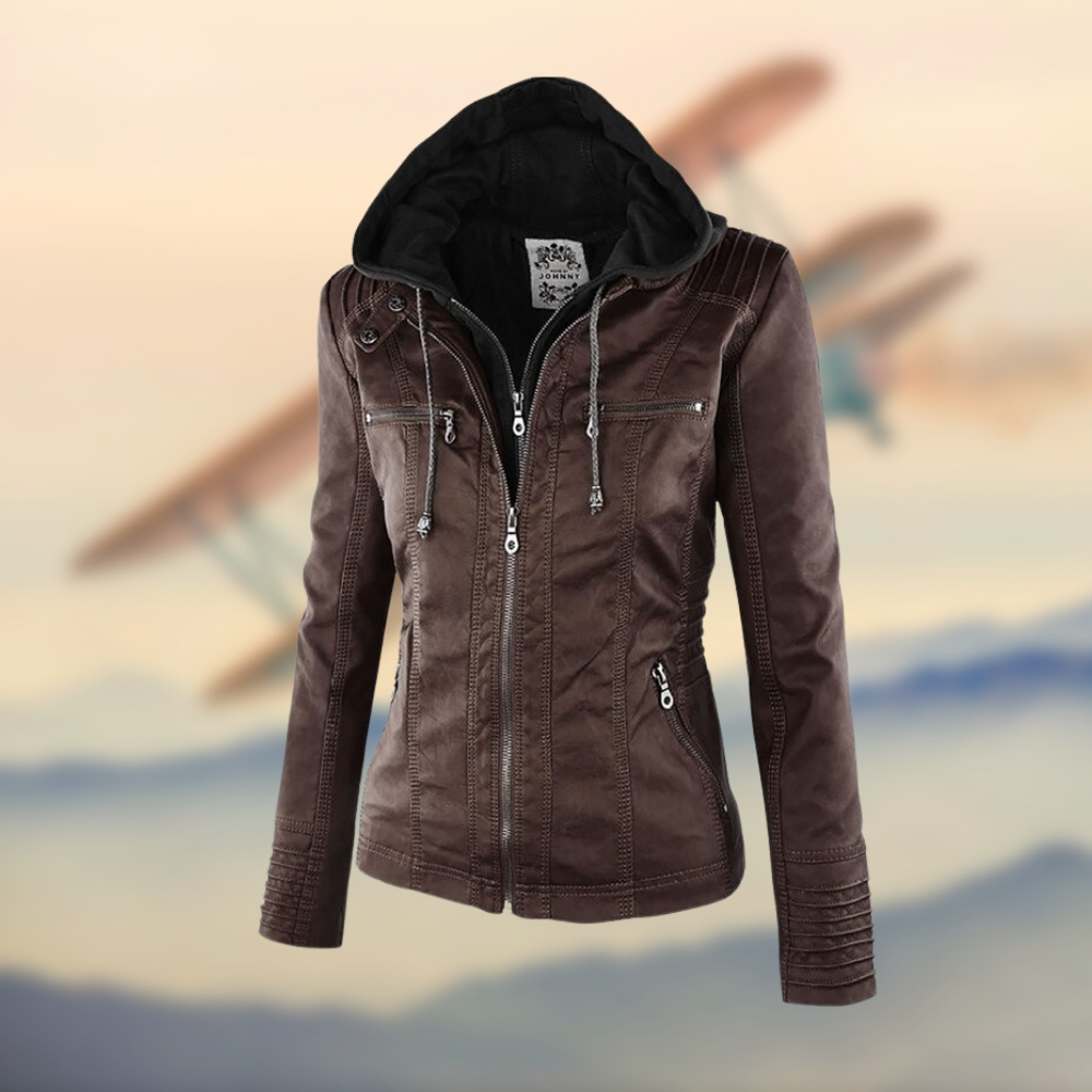 Women's Leather Jacket – Slim Fit for Chic Style & Comfort 2