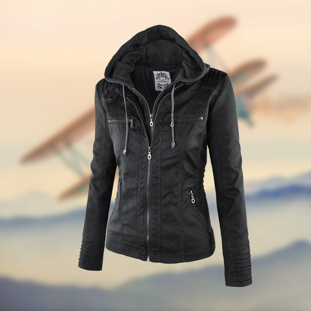 Women's Leather Jacket – Slim Fit for Chic Style & Comfort 3