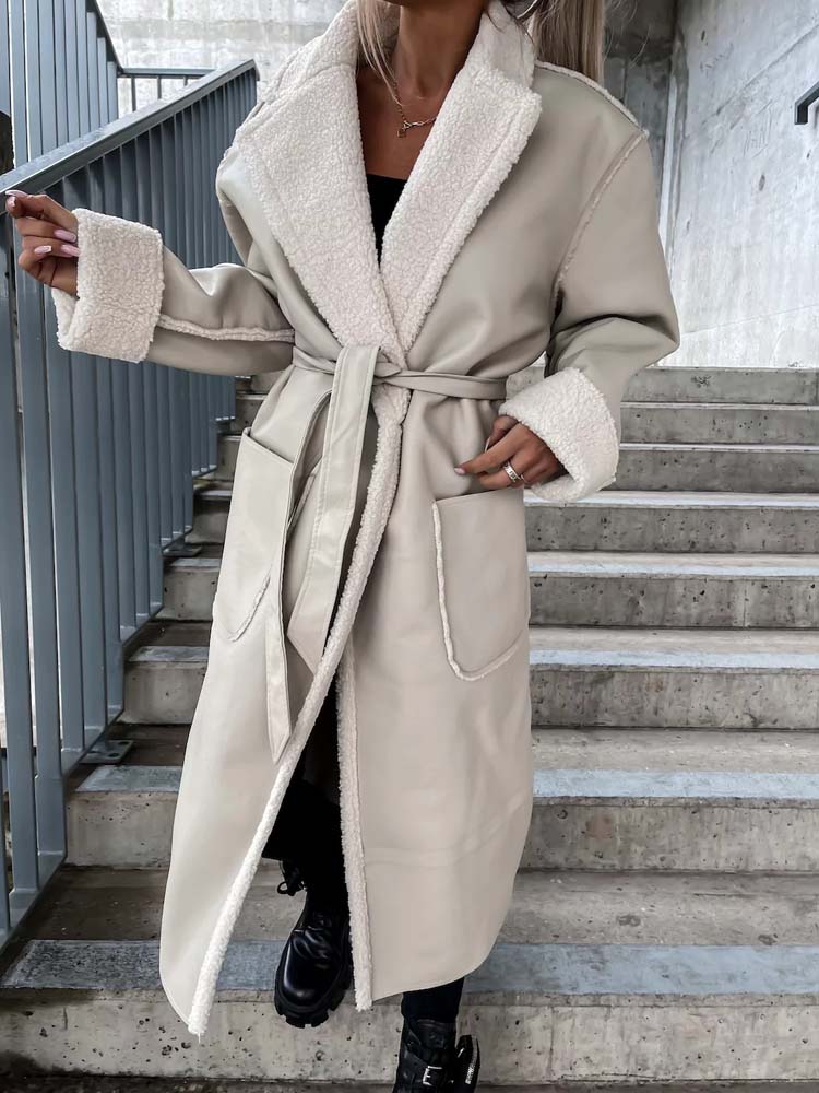 Women's Leather Winter Jacket – Chic Style with Cozy Comfort 2