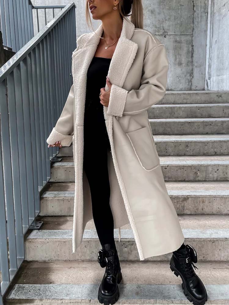 Women's Leather Winter Jacket – Chic Style with Cozy Comfort 3