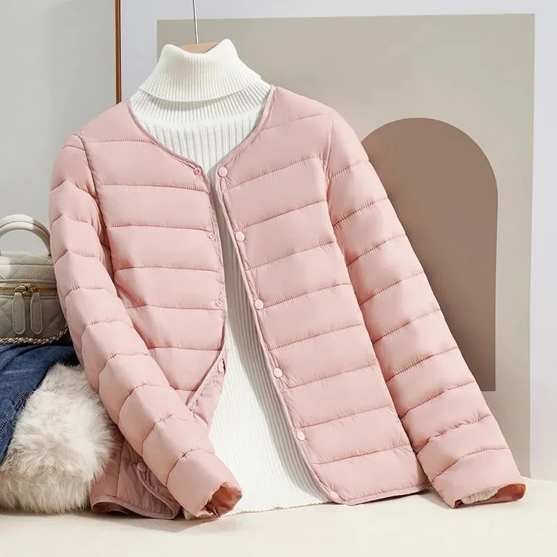 Women's Lightweight Down Jacket - Slim Fit for Stylish Warmth 1