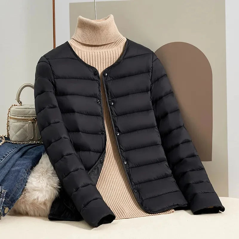 Women's Lightweight Down Jacket - Slim Fit for Stylish Warmth 4