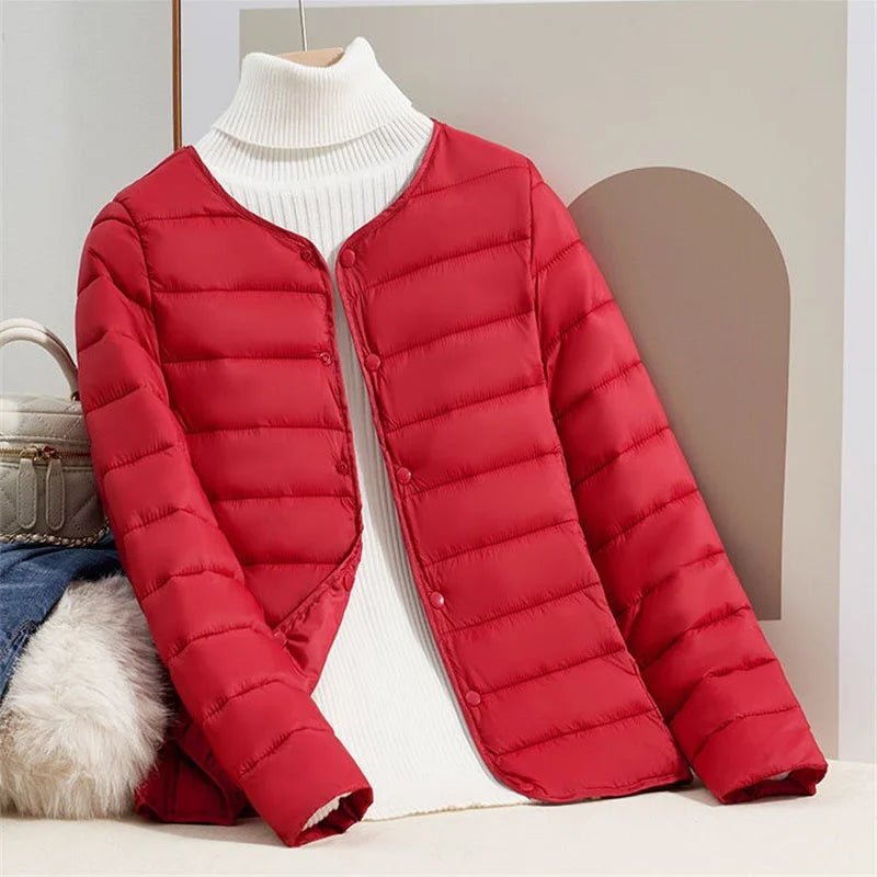Women's Lightweight Down Jacket - Slim Fit for Stylish Warmth 5
