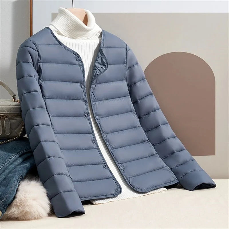 Women's Lightweight Down Jacket - Slim Fit for Stylish Warmth 7