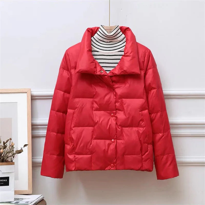 Women's Lightweight Down Jacket – Stylish & Packable Comfort 3