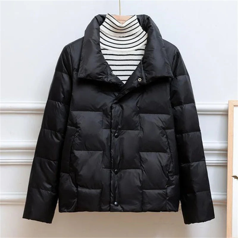 Women's Lightweight Down Jacket – Stylish & Packable Comfort 8