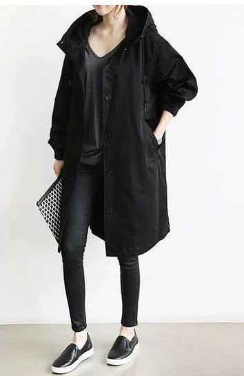 Women's Lightweight Windbreaker Dress – Stylish Comfort for Fall 2