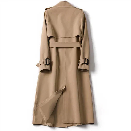 Women's Long Belted Trench Coat – Tailored Elegance for All Seasons 1