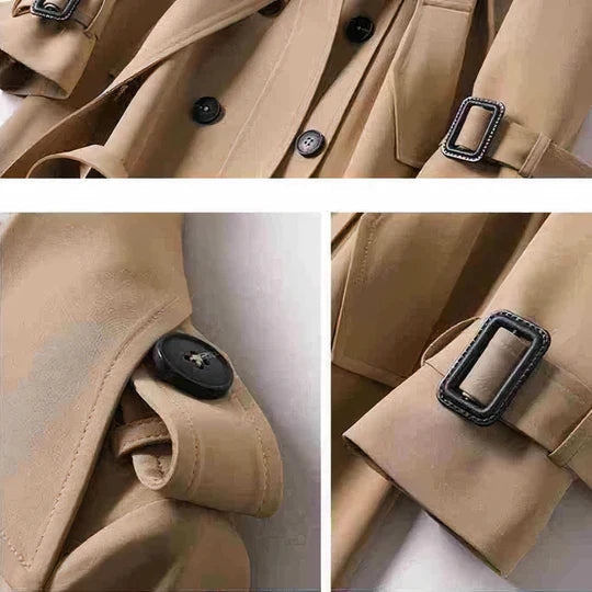 Women's Long Belted Trench Coat – Tailored Elegance for All Seasons 2