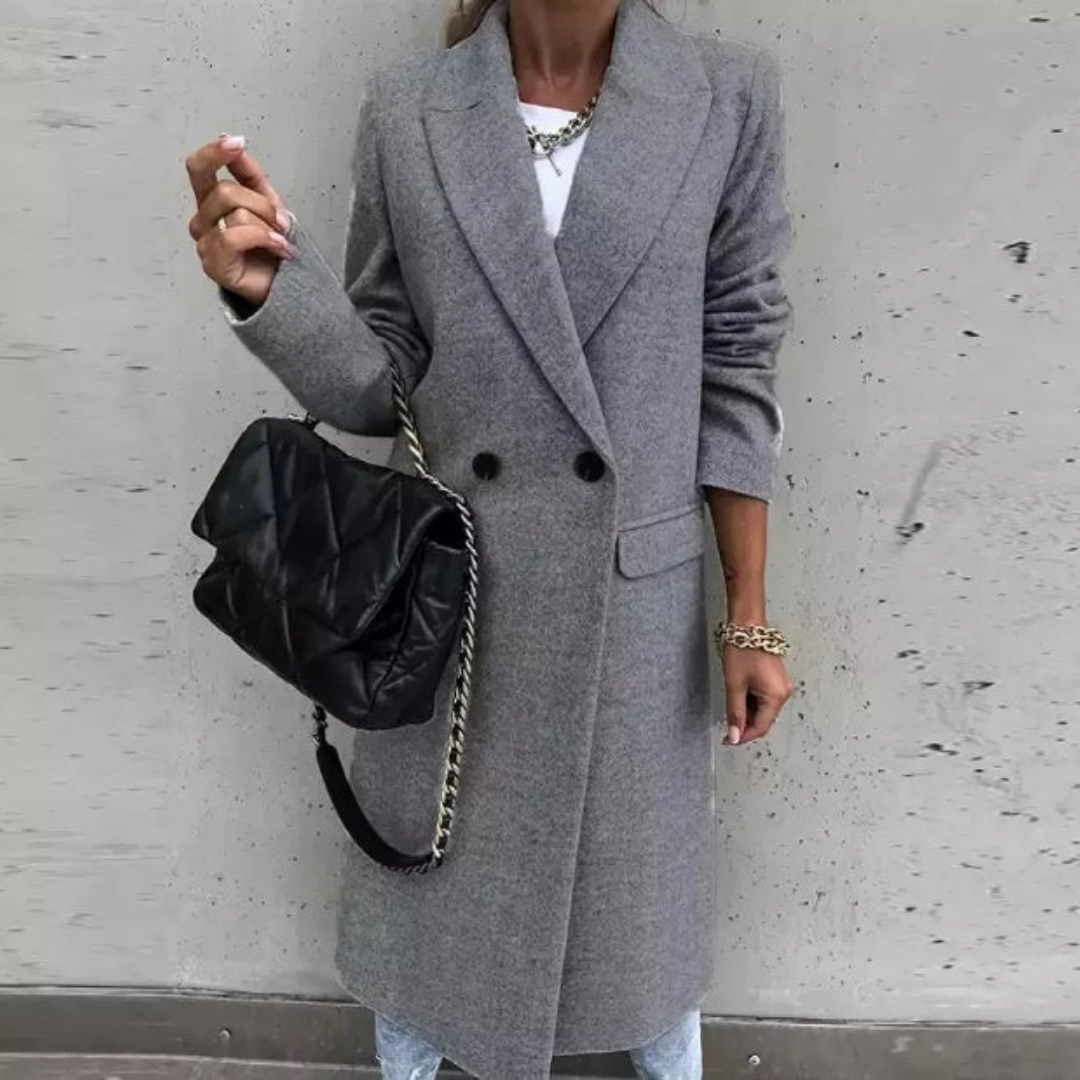 Women's Long Trench Coat – Elegant Style for Autumn & Winter 2